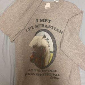 lil Sebastian parks and rec long sleeve tee